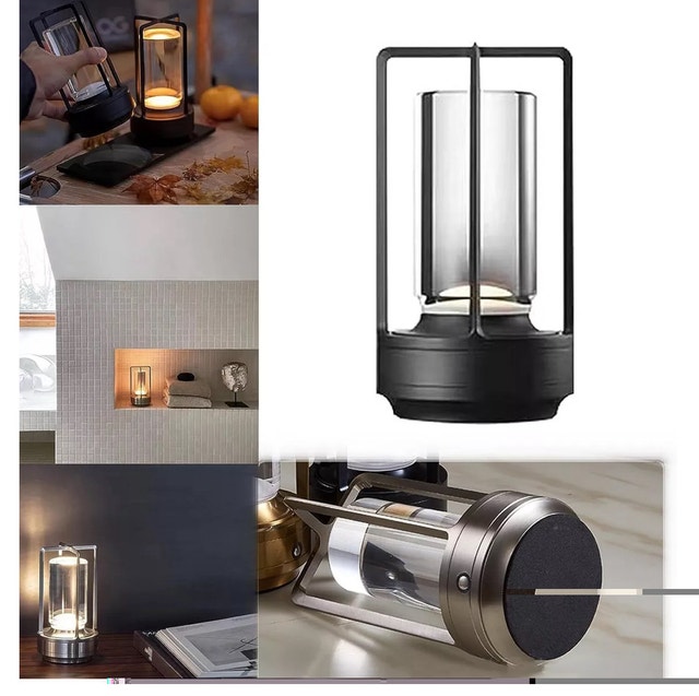 Rechargeable Table Lamp! Silver - photo 2