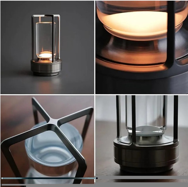 Rechargeable Table Lamp! Silver - photo 3