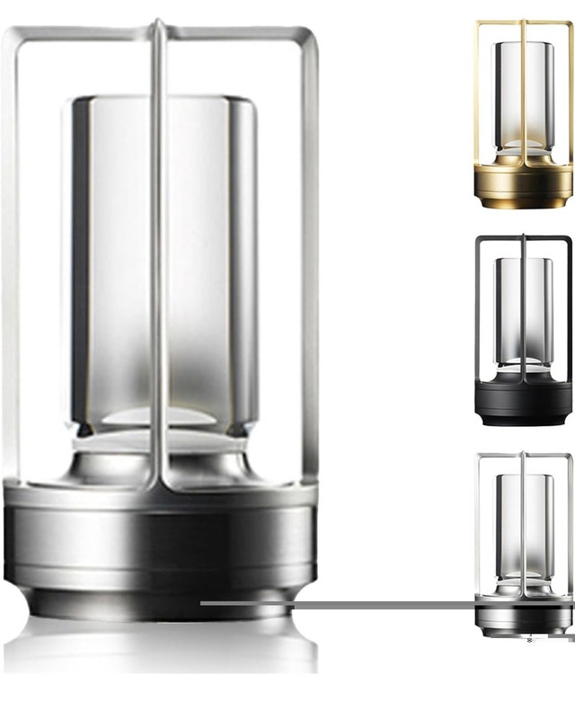 Rechargeable Table Lamp! Silver - photo 5
