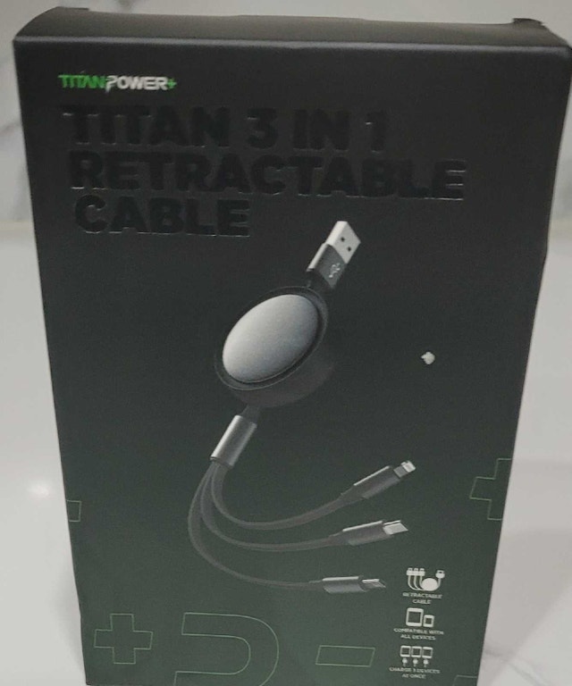 TITAN 3 IN 1 RETRACTABLE CABLE
