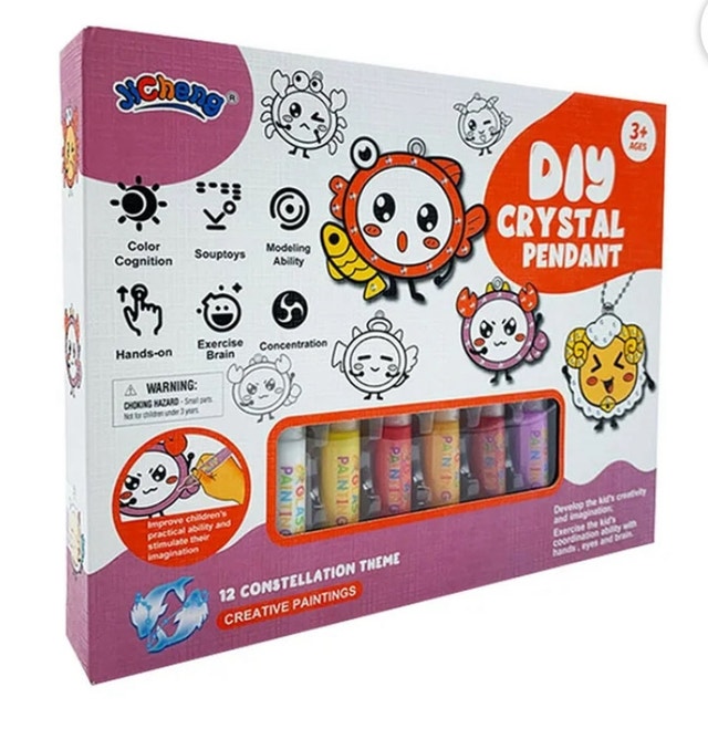 Window Art for Kids Suncatcher Kit! Crystal Pendant