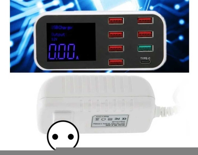 ULTRA THIN 8- PORT USB DISPLAY CHARGER - photo 3