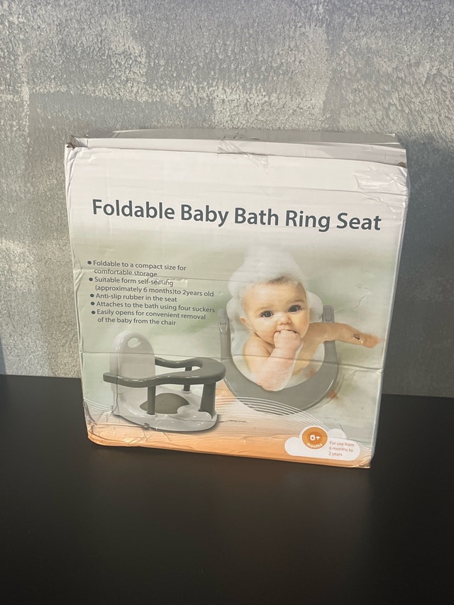 Foldable Baby Bath Ring Seat