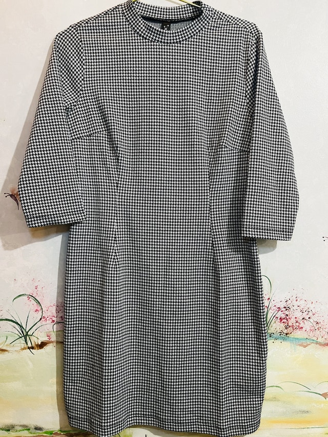 Mock Neck Mini Dress-Size M - photo 5