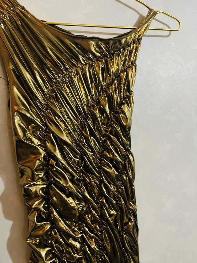 LORAGAL Gold Dress-size S - photo 4
