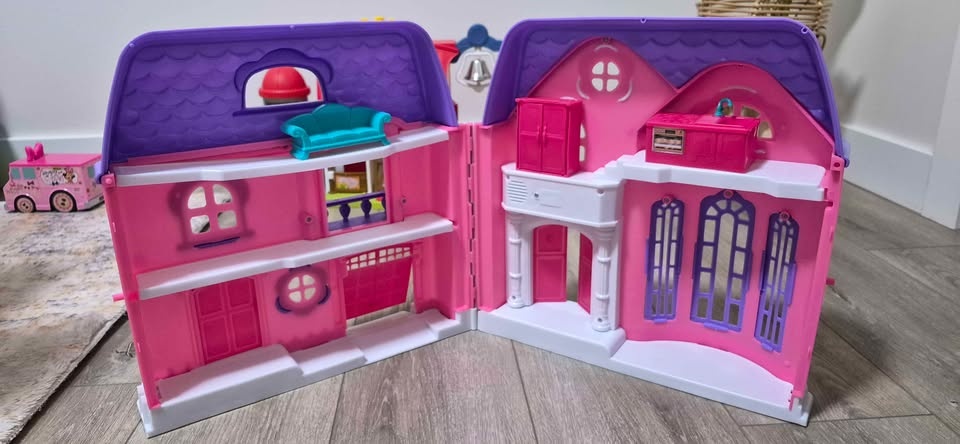Kids Toy Bundle – Dollhouse, Farm & Food Cart Playsets - photo 3