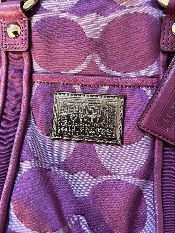 Purple Signature Tote Bag - photo 3