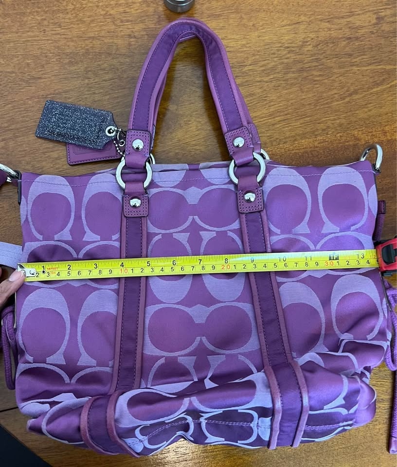 Purple Signature Tote Bag - photo 5