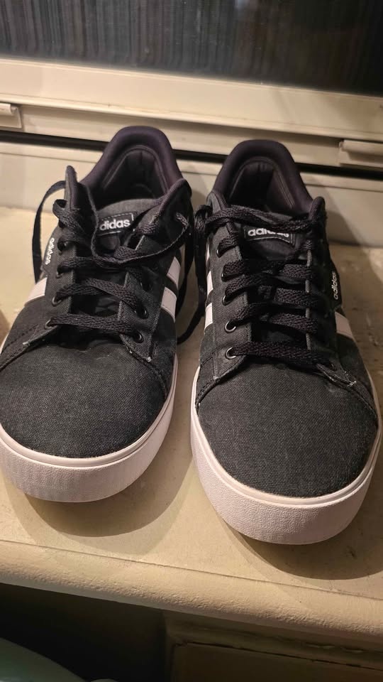 Used Like New Adidas Daily 3.0 Men's Shoes Black/White 11.5 - photo 5