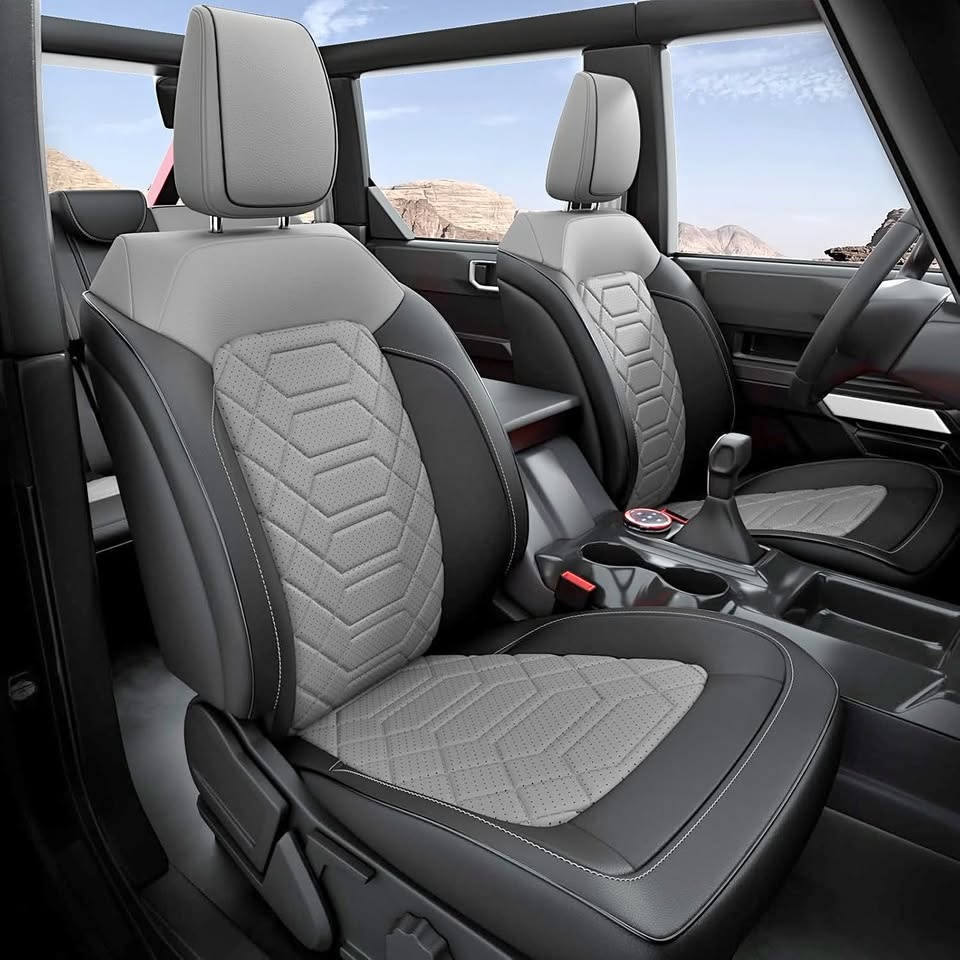 Ford Bronco 4 Door (2021-2024) – Custom Faux Leather Seat Covers