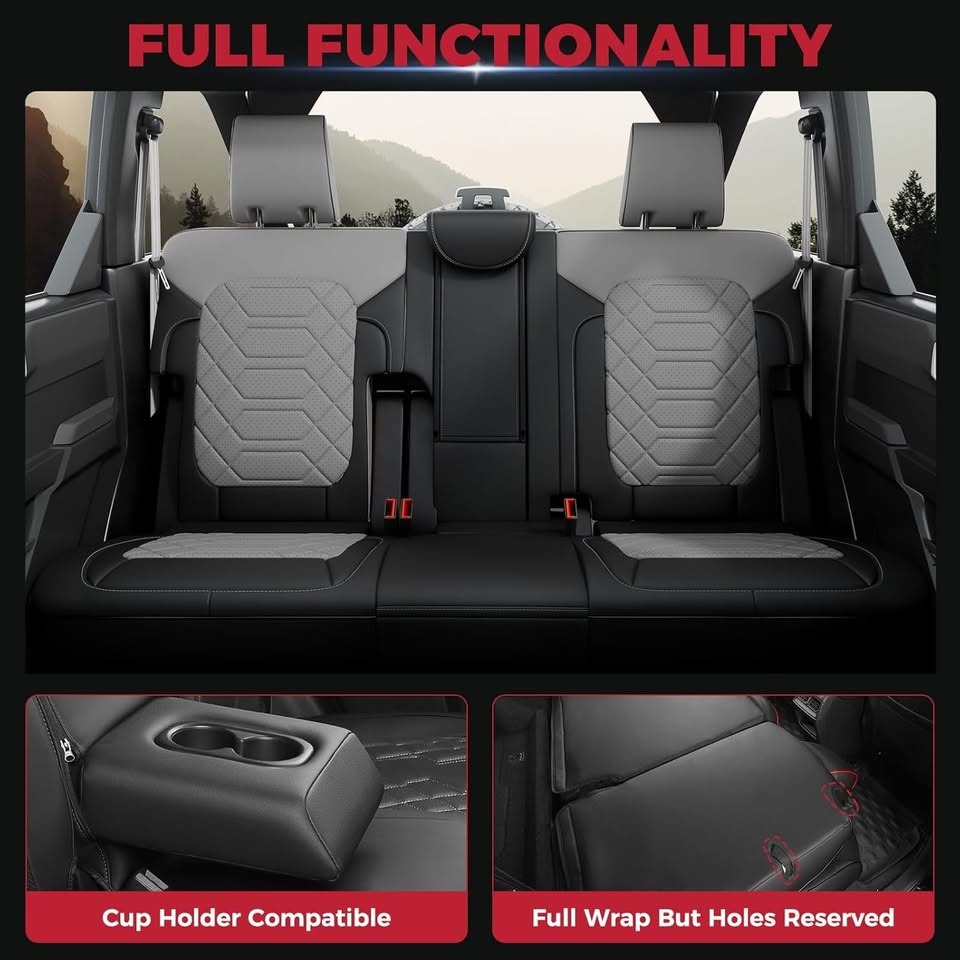 Ford Bronco 4 Door (2021-2024) – Custom Faux Leather Seat Covers - photo 5