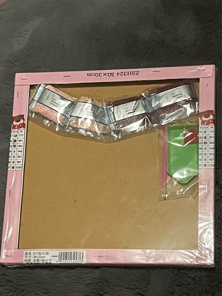 Strawberry Bear Diamond Painting - photo 2