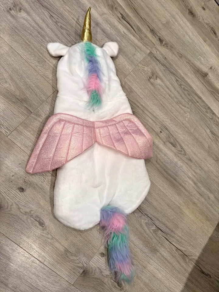Dog size medium unicorn costume / onesie thumbnail