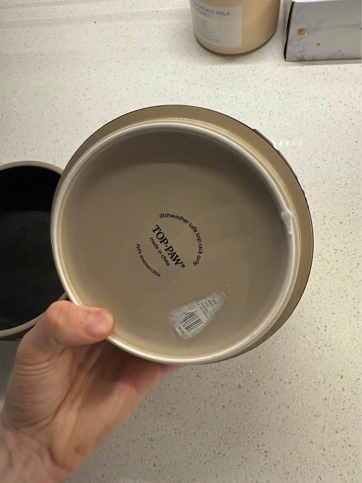 Petsmart top paw ceramic drink and eat dog bowls - photo 4