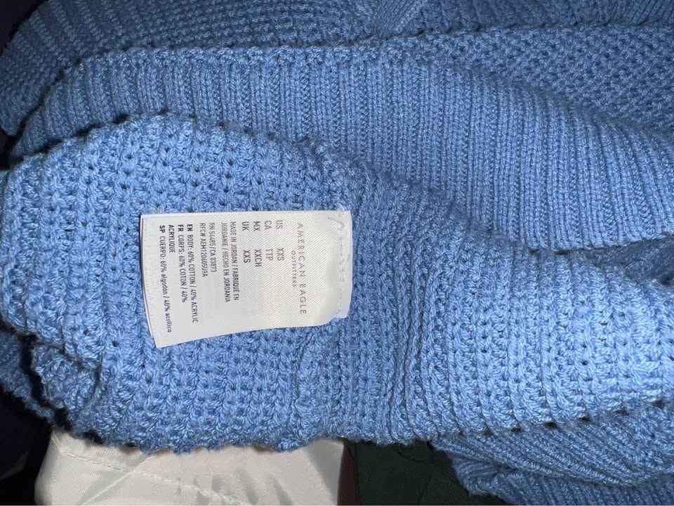 American Eagle Blue Oversized Sweater - photo 3