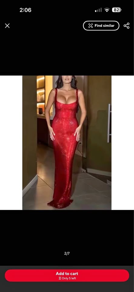Red dress for sale