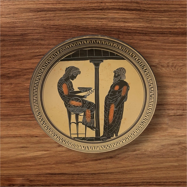 Greek Pottery Plate