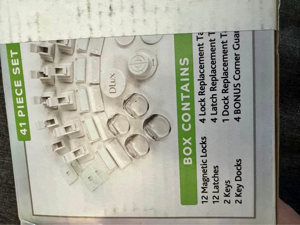 Magnetic Cabinet Locks Child Safety 41-Piece Kit