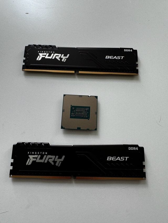 Intel i3 10100F, Kingston Fury 16GB