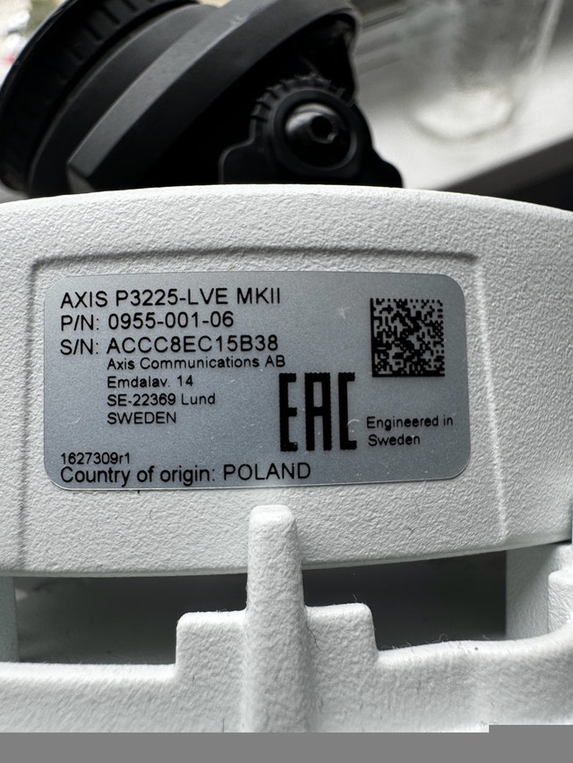 CCTV CAMERA AXIS brand new - photo 3
