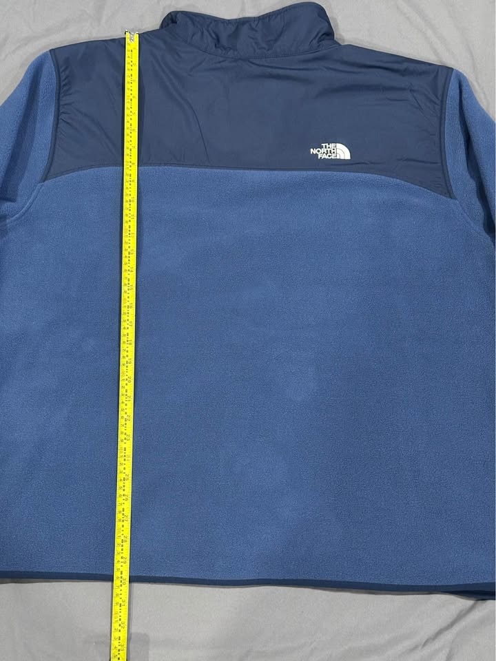 The North Face Men's Tundra Full Zip Fleece Jacket color blue - photo 2