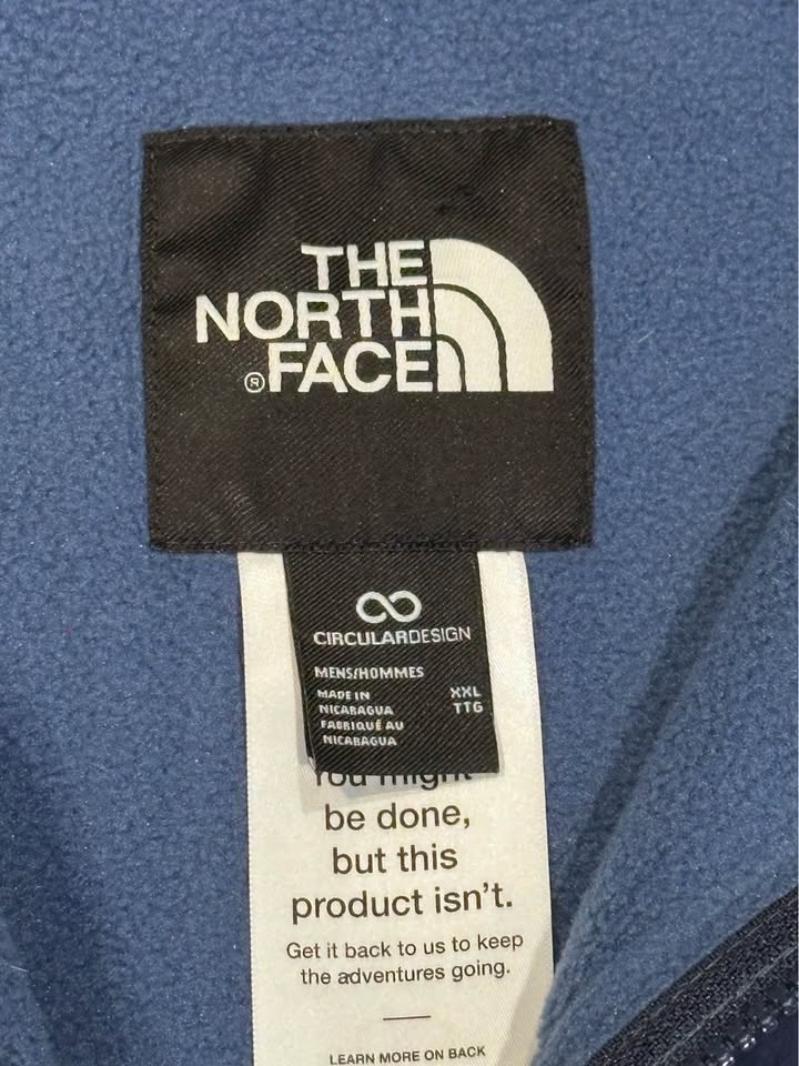 The North Face Men's Tundra Full Zip Fleece Jacket color blue - photo 4