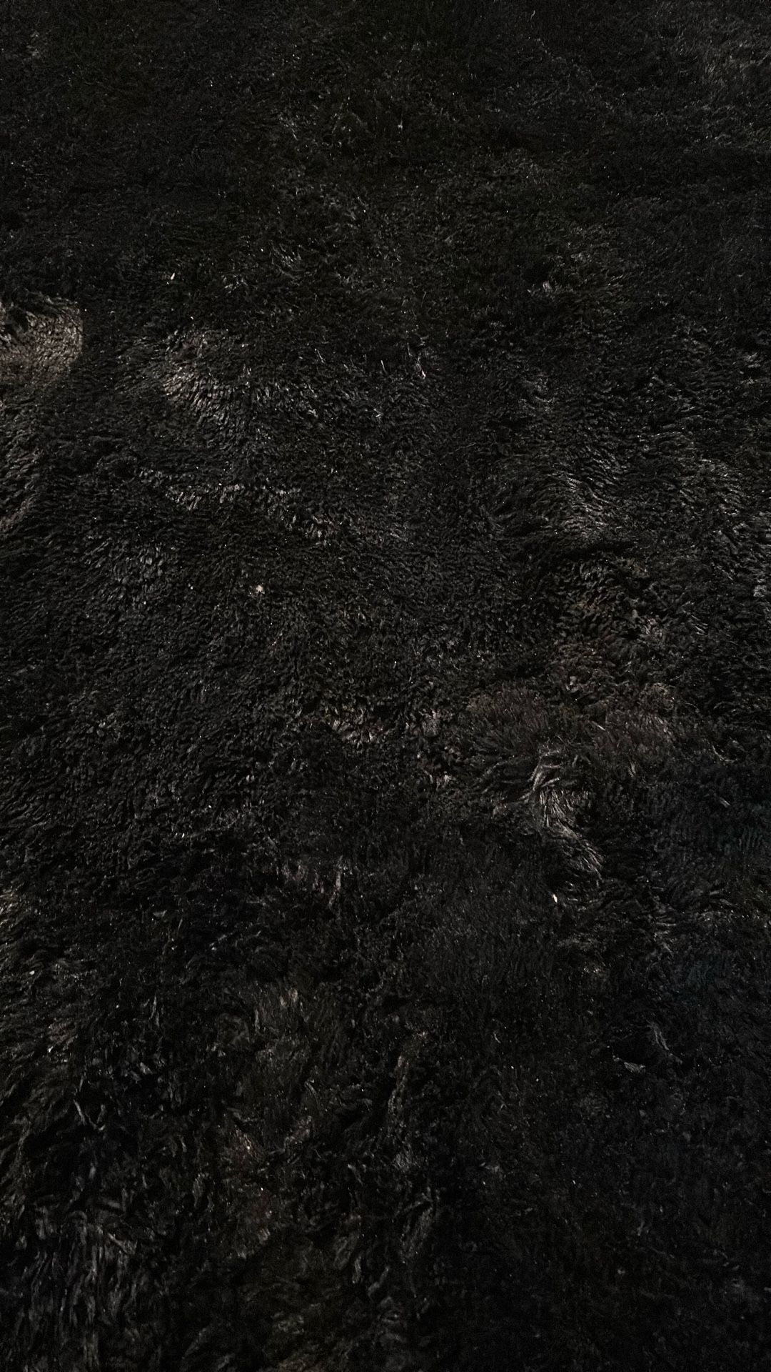 Throw Rug Faux Black Fur - photo 2