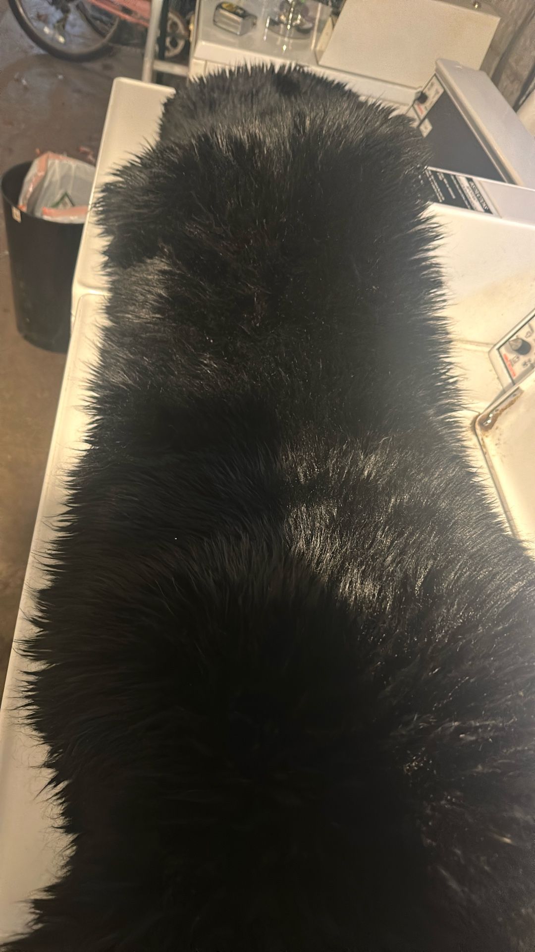 Faux Rabbit Fur Throw