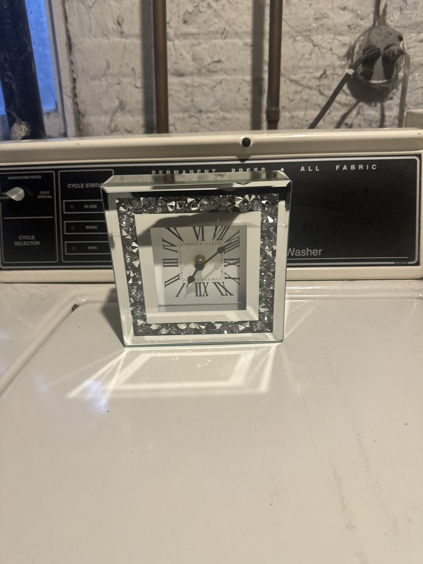 Crystal Mirror Clock - photo 2