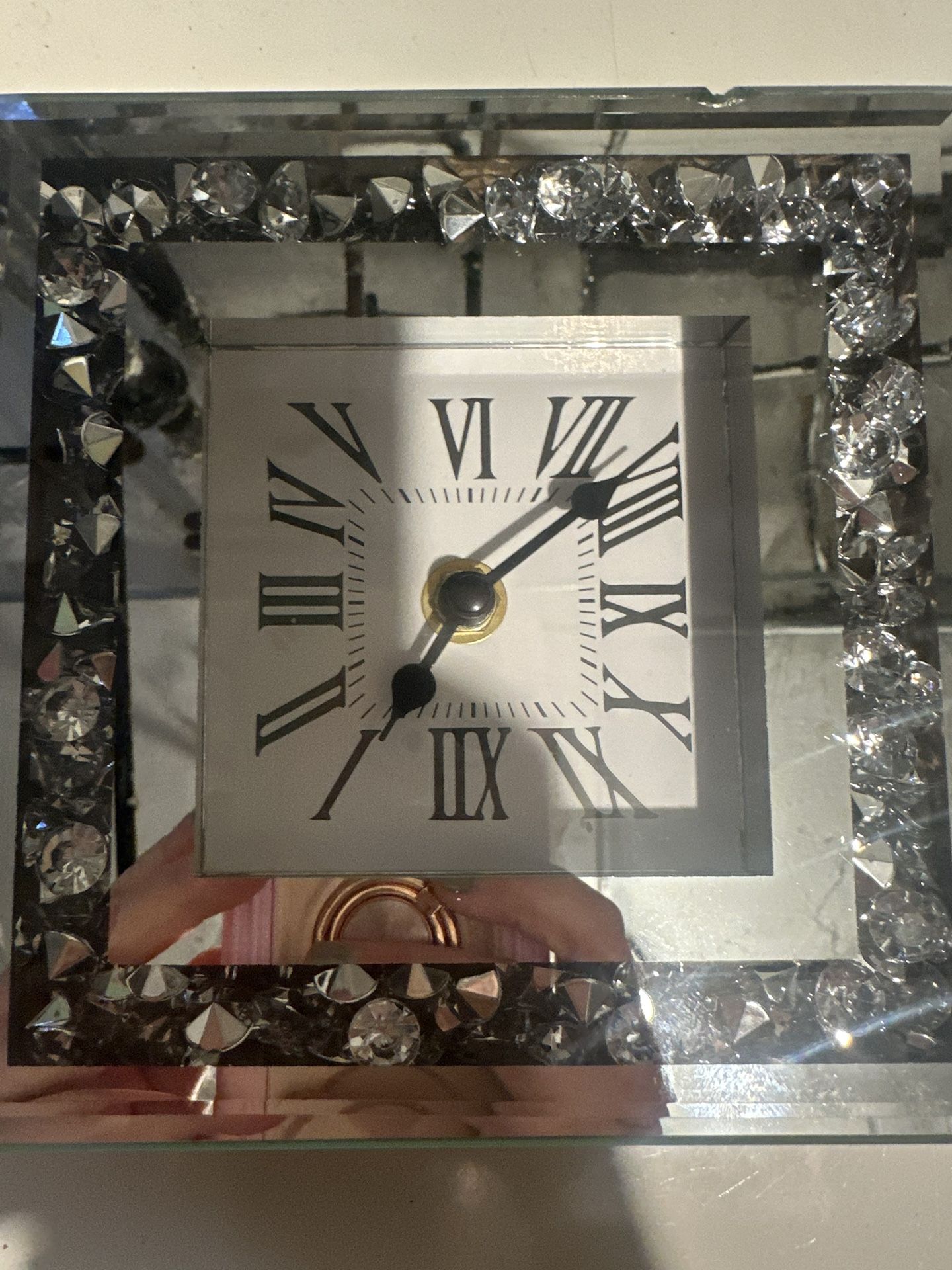 Crystal Mirror Clock - photo 3