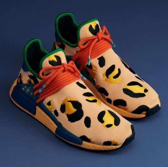 Pherelle X NMD HUMAN RACE ANIMAL PRINT "PULSE AMBER " - photo 2