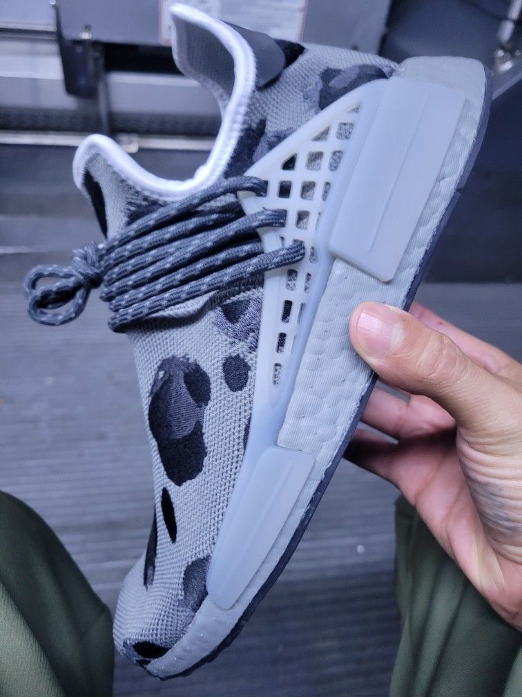 Adidas Nmd X Pharrell Animal Print Grey