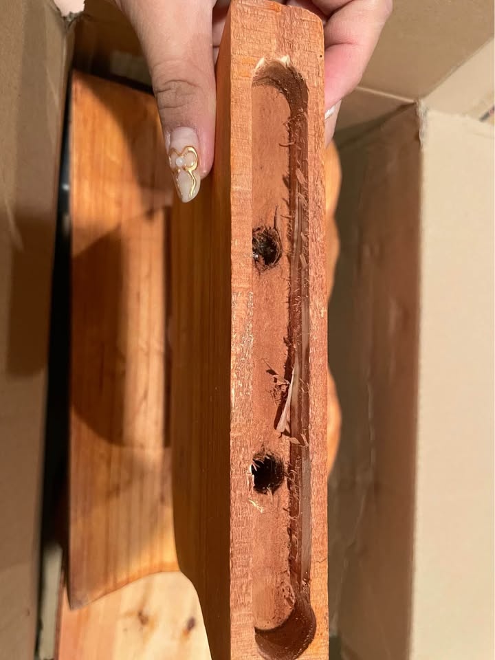 Pinkunn 4 Pcs Floating Shelves for Wall Wooden Live Edge - photo 4