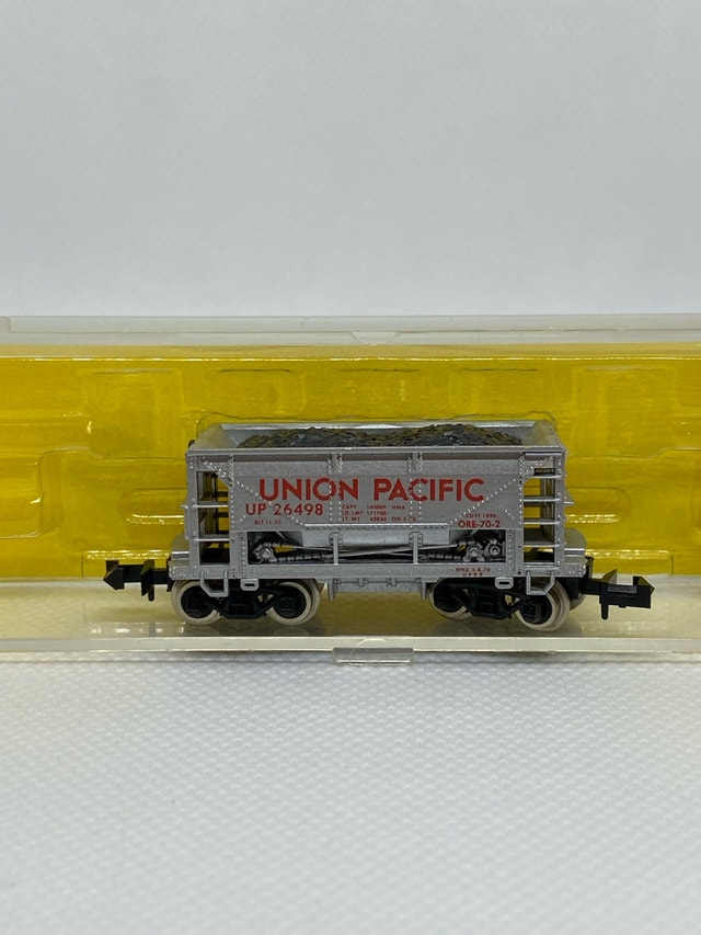 Atlas N Gauge Scale Union Pacific 70 TonOre Car with Box #3202