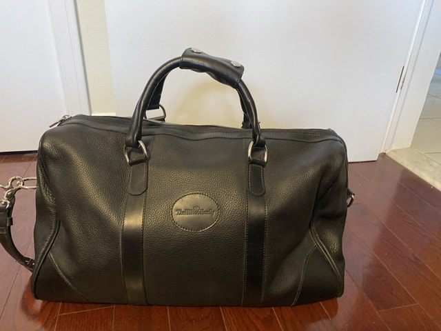 Genuine Roots Black Leather Bag Satchel Carry-on, new - photo 4