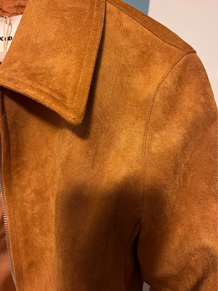 Trendy Korean-style faux suede jacket - photo 2