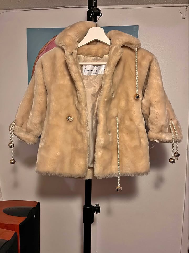 Comme Du Vrai Paris Faux Fur Kids Coat