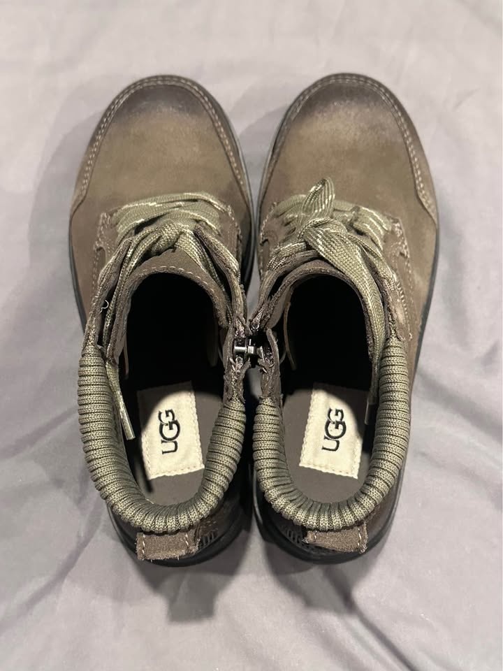 UGG W Hapsburg Ankle Lace-Up/Zip Waterproof Leather Bootie size - photo 4