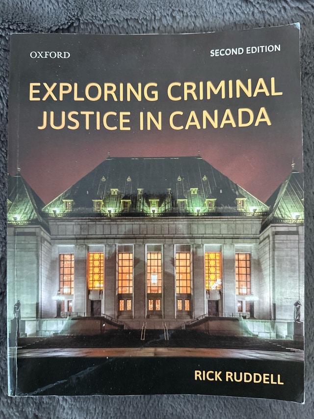 50% Off Retail: SOCI 327 Exploring Criminal Justice in Canada