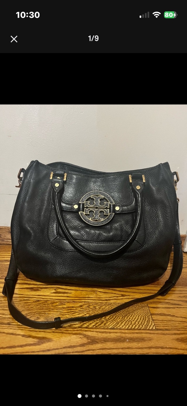 Tory Burch, leather bag, Amanda hobo, convertible straps