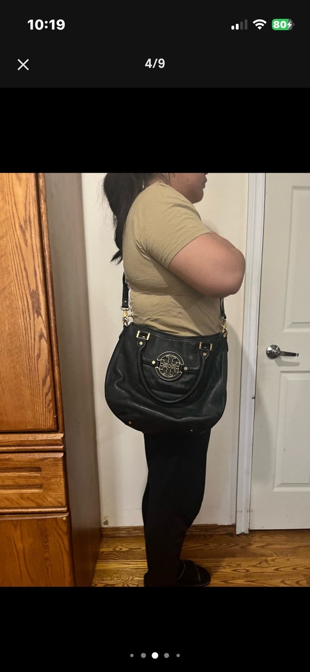 Tory Burch, leather bag, Amanda hobo, convertible straps - photo 4