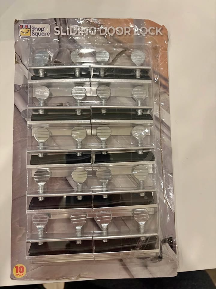 Shop Square sliding door lock 10 pack