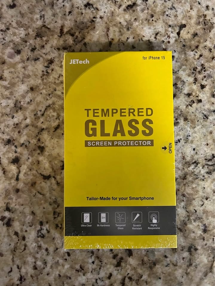 JETech iPhone 15 Tempered Glass Screen Protector Best Offer