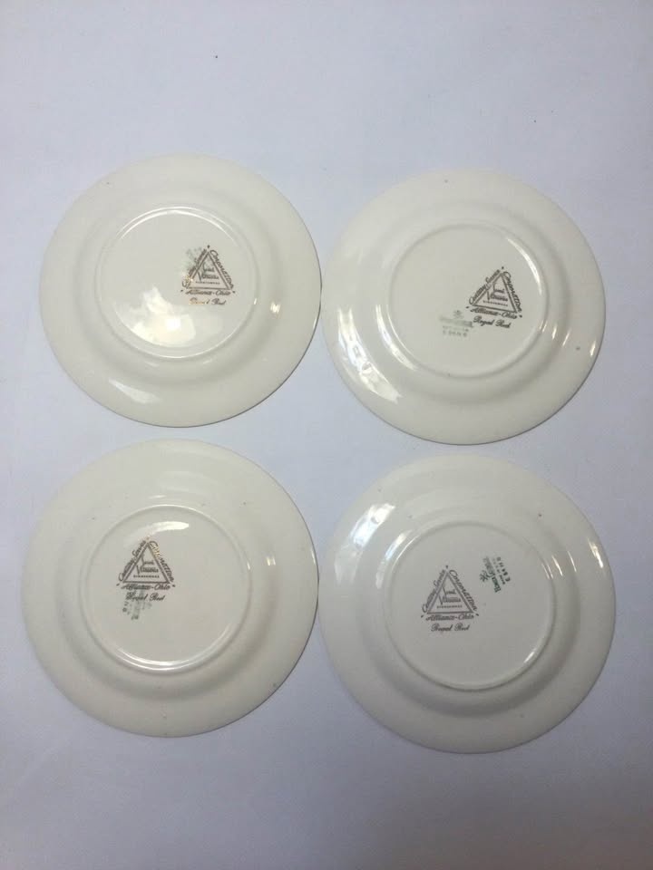 Set of 4 Homer Laughlin Century Service Regal Red Plates - photo 2