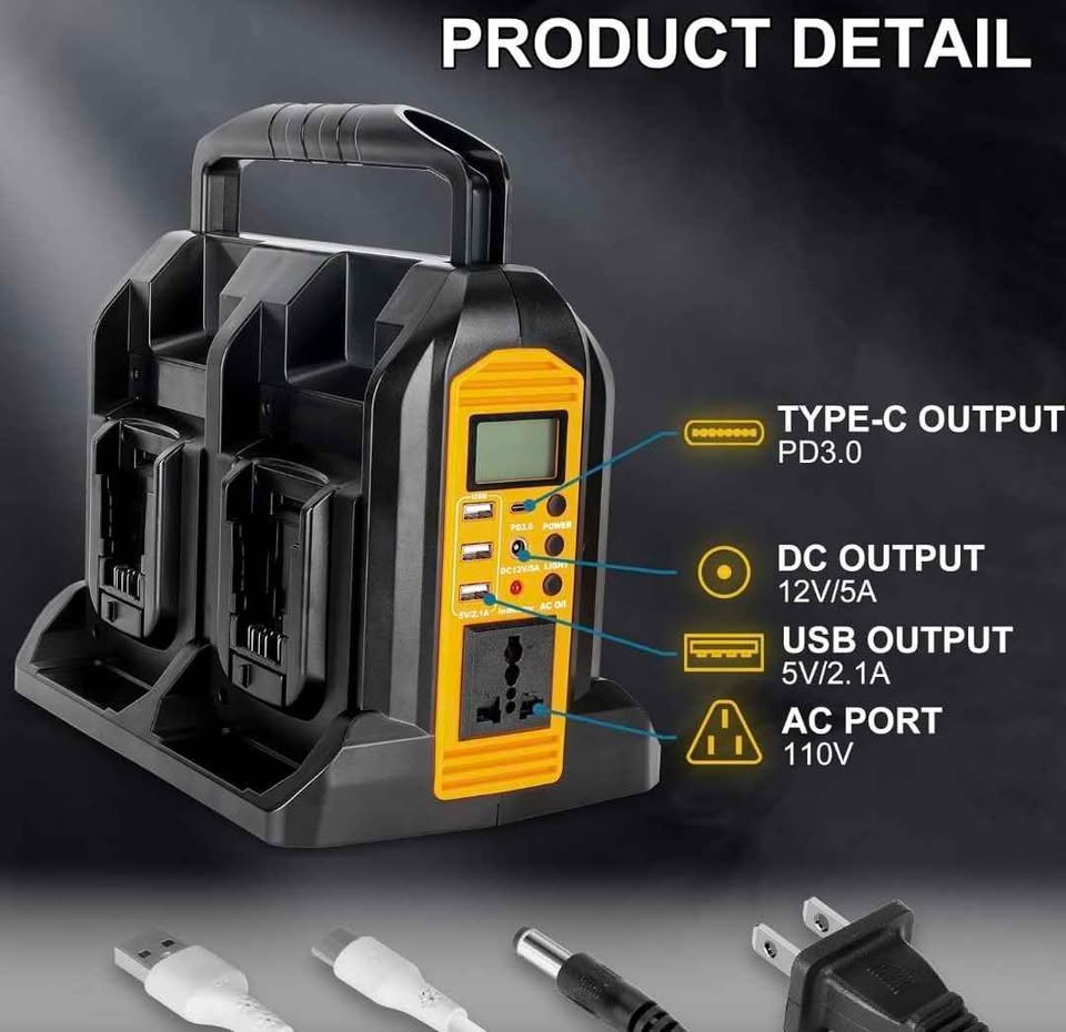 350W Dewalt Battery Power Inverter - photo 2