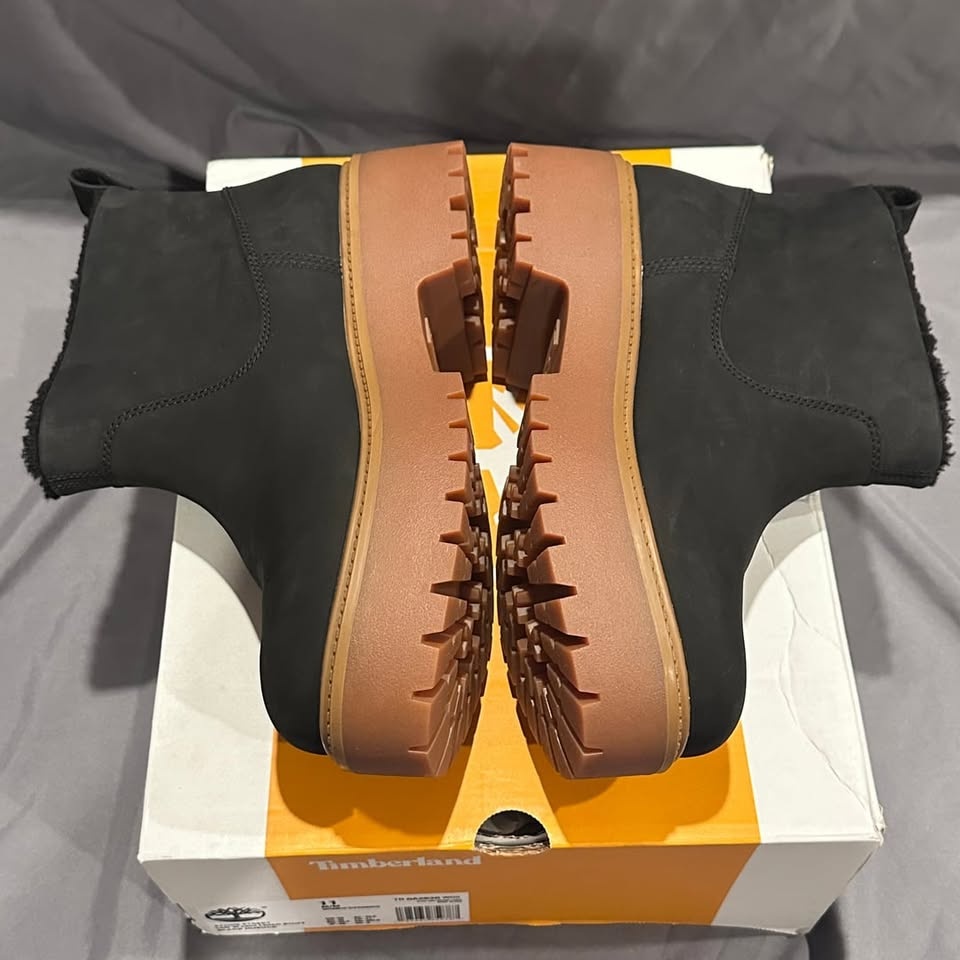 Timberland Stone Street Boots Black Nubuck Women’s 11 - photo 3