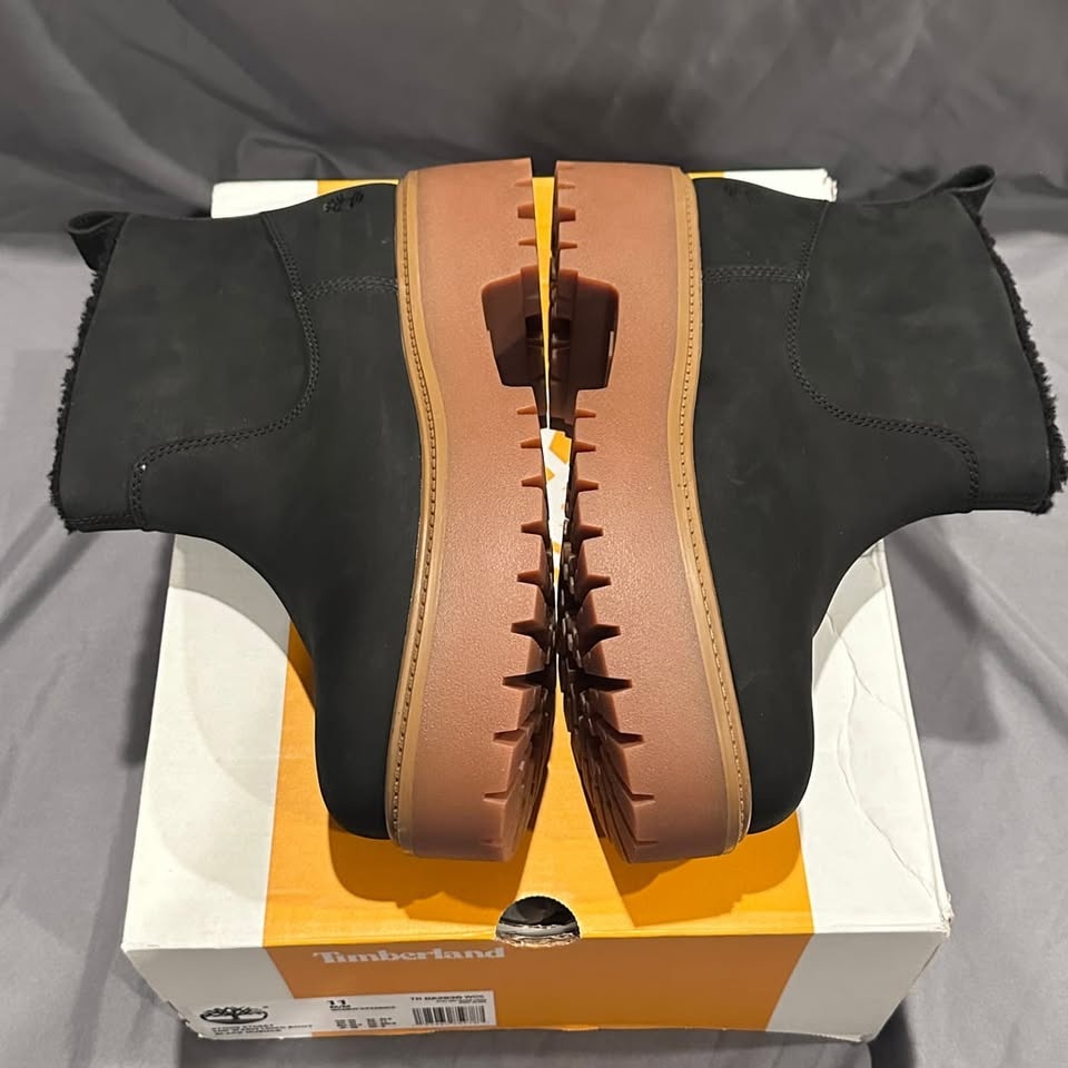 Timberland Stone Street Boots Black Nubuck Women’s 11 - photo 4