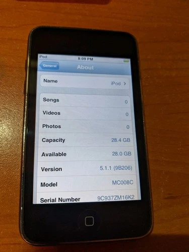 Apple iPod Touch 3rd Gen 32GB Black A1318 WORKS TESTED - photo 5