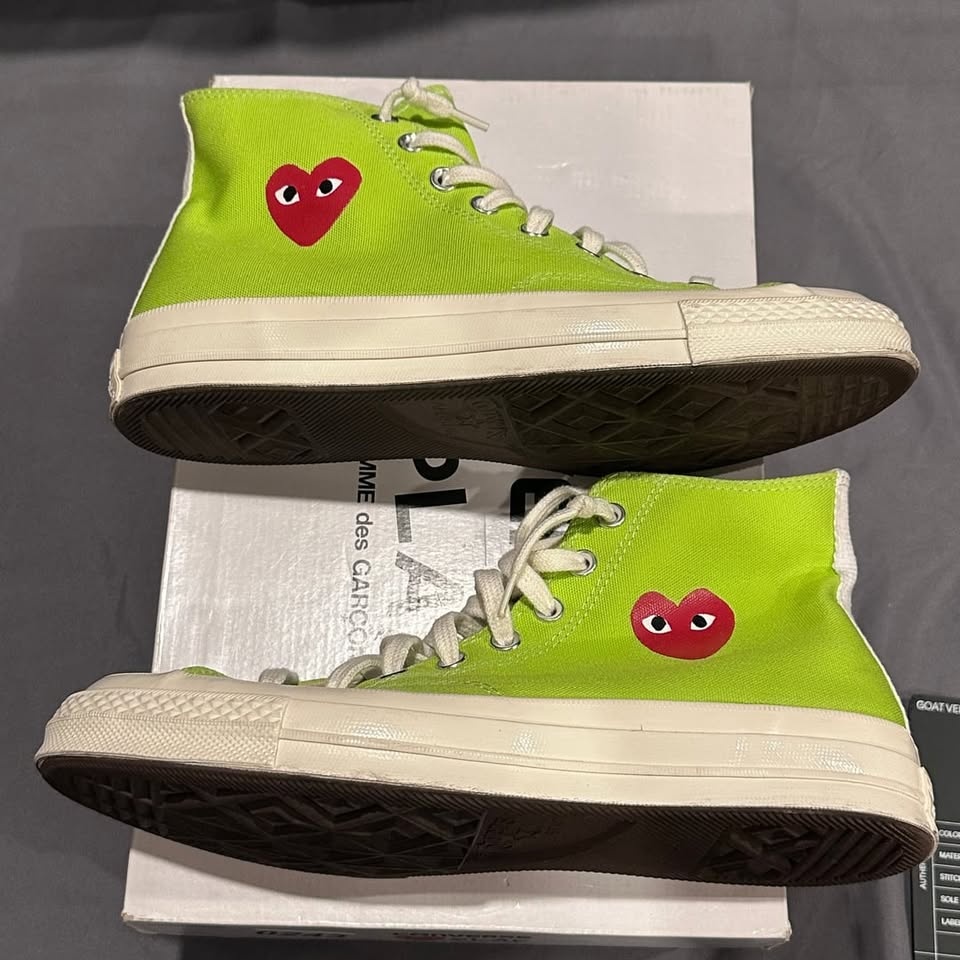 Comme des Garçons Converse Chuck 70 Hi 'Bright Green' - photo 3