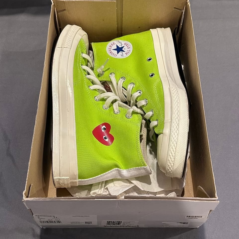 Comme des Garçons Converse Chuck 70 Hi 'Bright Green' - photo 4